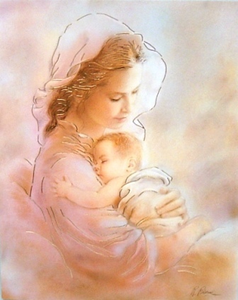 圣相-圣母抱小耶稣